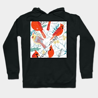 Winter cardinals Hoodie